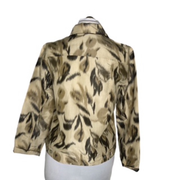 NWOT Western Style Adjustable Waistband Button Front Jacket Size 1 - Picture 3 of 6